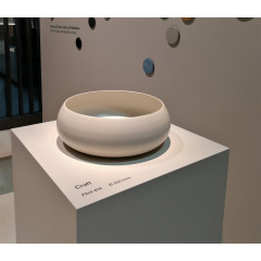 BETTECraft Раковина-чаша на столешницу круглая , 35х35х12 cм, без отв. под смеситель и перелива, цвет флинт 414