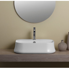 SIMAS Sharp раковина накладная, 60х42см, с 1 отв. под смеситель