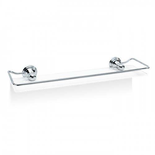 Decor Walther Classic GLA R Полка стеклянная 62x14.5см, цвет: хром