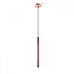 Decor Walther Pipe 1 D Светильник потолочный 3.5xh70-220см с диммером, светодиодный, 1x LED 6.5W, цвет: розовое золото ЗАКАЗ ПО ЗАПРОСУ