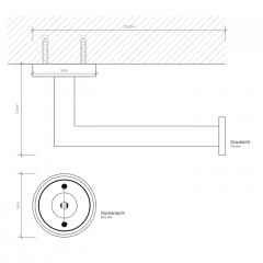 Decor Walther DW 715 Держатель туалетной бумаги, цвет: хром