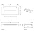 Decor Walther Slim 1-24 N LED Светильник на зеркало 24x10x2см, светодиодный, 1x LED 8W, цвет: никель сатинированный