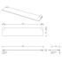 Decor Walther Corner GLA60 Полочка стеклянная 60x12см, цвет: черный матовый