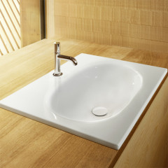 BETTE COMODO Раковина встраиваемая на столешницу 600×495×120 мм, без отв под смес.и перел. с крепл. в компл.цвет белый (СПЕЦЦЕНА со склада)