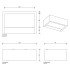 Decor Walther Box 15 N LED Светильник настенный 15x10x5см, светодиодный, 1x LED 16W, цвет: никель сатинированный