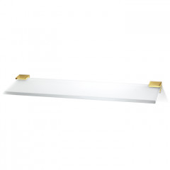 Decor Walther Corner GLA60 Полочка стеклянная 60x12см, цвет: золото