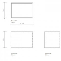 Decor Walther Brownie UB Универсальная коробка 11.5x8см, цвет: черная кожа ЗАКАЗ ПО ЗАПРОСУ