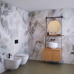 SIMAS JUNIPER Биде подвесное 53,5x370xh32см, с 1 отв. для смесителя, цвет белый глянец (без креплений F85)