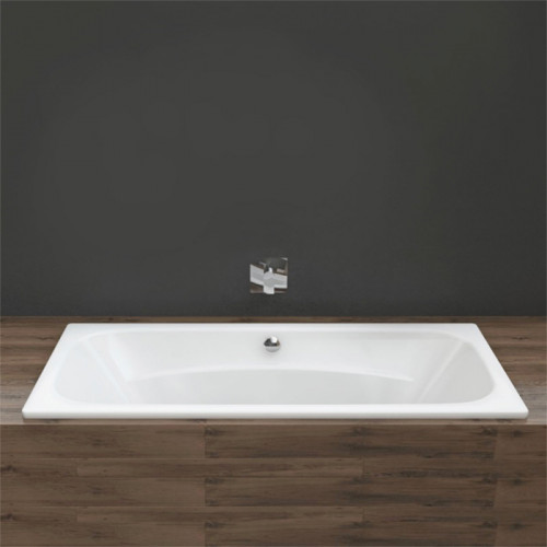 BETTE Duo Ванна 180*80*42 см с шумоизоляцией, BetteGlasur ® Plus, цвет:белый (для стандартного слива-перелива)