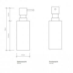 Decor Walther Mikado SSP Дозатор для мыла, настольный, цвет: золото матовое