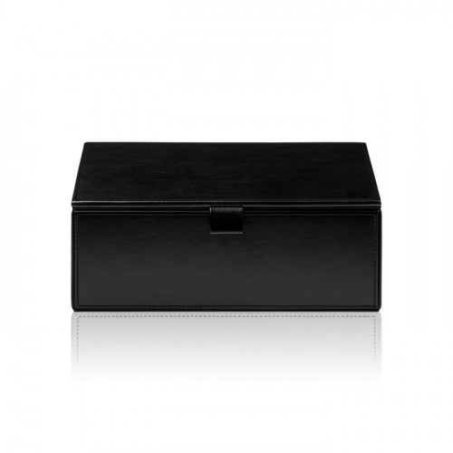 Decor Walther Brownie BMD2 Универсальная коробка 24.5x13x9.5см, с крышкой, цвет: черная кожа