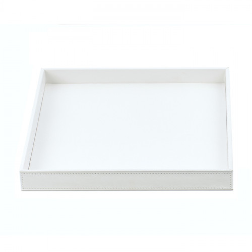 Decor Walther Brownie Tab Q Лоток универсальный 26x22см, цвет: белая кожа