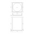 Decor Walther DW 74 Корзина для бумаги 17x17x24см, цвет: никель сатинированный ЗАКАЗ ПО ЗАПРОСУ