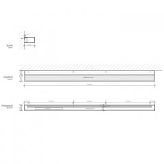 Decor Walther Box 120 N LED Светильник настенный 120x10x5см, светодиодный, 1x LED 65.6W, цвет: хром