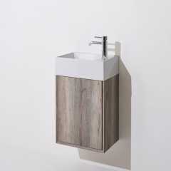 SIMAS AGILE Тумба подвесная 40x27xh51 см, для раковины AG40., 1 дверца, цвет BARRIQUE