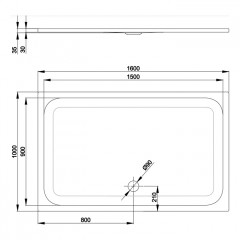 BETTE ULTRA Душевой поддон 1600х1000х35 мм., прямоугольный, в комплекте с шумоизоляцией, BetteGlasur® Plus, BetteАнтислип, сталь, цвет белый