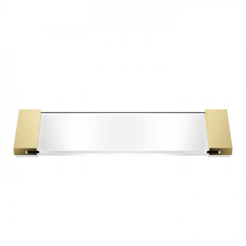 Decor Walther Classic Tab 34 Лоток универсальный 34x12см, прозрачное стекло, цвет: золото