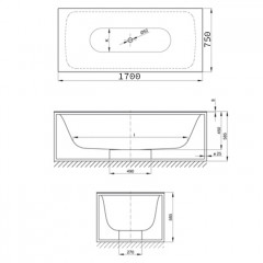 BetteLux SHAPE Ванна 170x75x45 см покрыта эмалью снаружи и изнутри, покрытием BetteGlasur ® Plus, белая