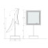 Decor Walther BS 83 Touch Косметическое зеркало 23x21xh41.5см, настольное, увел. 5x, сенсорный вкл., подсветка LED, цвет: хром