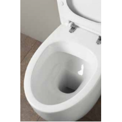 Simas Bormio Унитаз подвесной безободковый 52х35 см, цвет белый (без креплений F85)