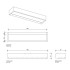 Decor Walther Box 1-40 N LED Светильник на зеркало 40x10x5см, светодиодный, 1x LED 20.6W, цвет: розовое золото