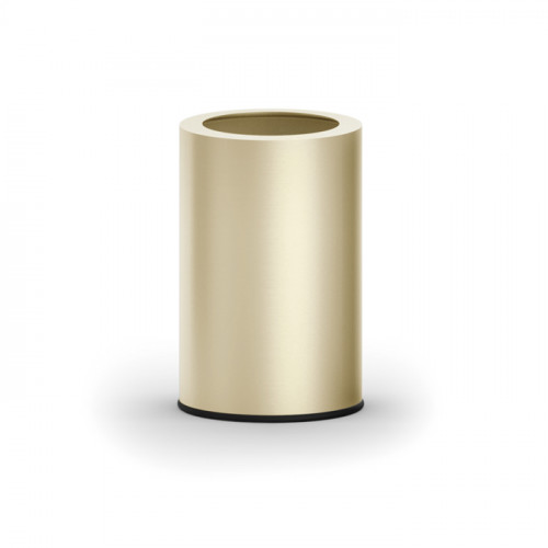 Decor Walther Rooms Ведро для мусора со вставкой из нерж стали 32х20х20 см, цвет Gold matt