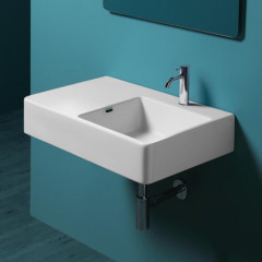 SIMAS Top e lavabi d'arredo раковина накладная/подвесная 75х45 см с 1 отв. под смеситель правая ,цвет белый