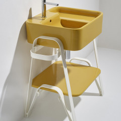 SIMAS HOP Раковина чаша подвесная 60x50xh18 см, без отв. для смесителя, цвет NARCISO