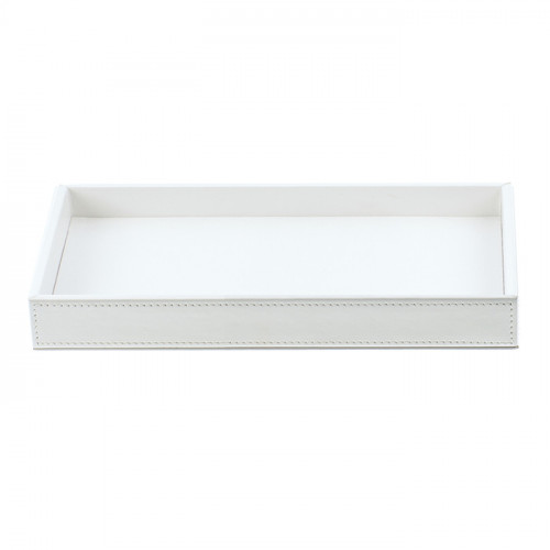 Decor Walther Brownie Tab M Лоток универсальный 22x10.5см, цвет: белая кожа