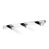 Decor Walther Corner HAK3 Панель с 3 крючками 18x4см, цвет: хром