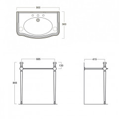 SIMAS Arcade Структура для консоли AR864, цвет хром