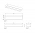 Decor Walther Box 40 N LED Светильник настенный 40x10x5см, светодиодный, 1x LED 16W, цвет: хром