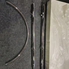 SIMAS Arcade Угловая структура для раковины AR884 и полки AR894, цвет хром (с царапинами/потертостями)