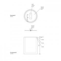 Decor Walther Stone DMD S Баночка универсальная 11x8см, с крышкой, цвет: белый / сталь матовая
