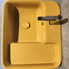 SIMAS HOP Раковина чаша подвесная 60x50xh18 см, без отв. для смесителя, цвет NARCISO