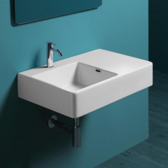 SIMAS Top e lavabi d'arredo раковина накладная/подвесная 75х45 см с 1 отв. под смеситель левая ,цвет белый
