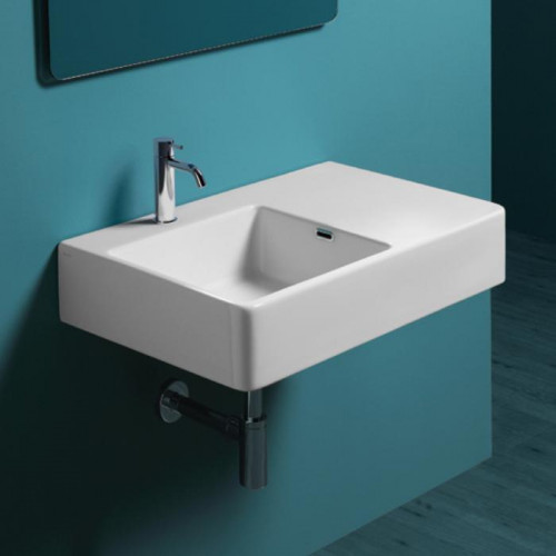 SIMAS Top e lavabi d'arredo раковина накладная/подвесная 75х45 см с 1 отв. под смеситель левая ,цвет белый
