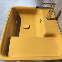 SIMAS HOP Раковина чаша подвесная 60x50xh18 см, без отв. для смесителя, цвет NARCISO