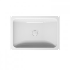 BETTEONE Раковина встраиваемая под столешницу 587х408х130 мм, с шумоизоляцией без отв.под смесит. с переливом.