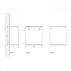 Decor Walther DW 31 Ведро 21.5x12.5x23.5см, подвесное, цвет: хром