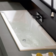 Bette Free Ванна 200х100х45см, с шумоизоляцией, цвет белый ,BetteАнтислип Sense(для удлиненного слив-перелива)