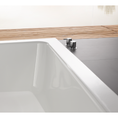 BETTE One Ванна с шумоизоляцией 200х90х45, цвет белый (для удлиненного слива-перелива)