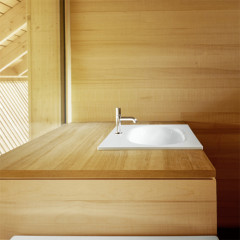 BETTE COMODO Раковина встраиваемая на столешницу 800×495×120 мм, с 1 отв под смес, с крепл. в компл.цвет белый (СПЕЦЦЕНА со склада)