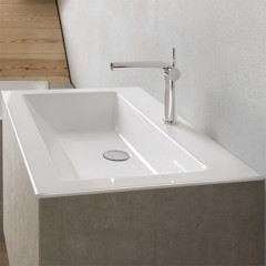 BETTE Loft Раковина встраиваемая сверху 800х495х100 мм, без перелива, с 1 отв под см. цвет белый (СПЕЦЦЕНА со склада)