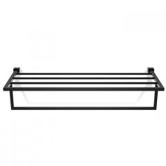 Decor Walther Corner KHT Полотенцедержатель 60x30.5см, цвет: черный матовый