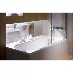 BETTE Ocean Ванна с шумоизоляцией 180х80х45, перелив сзади, BetteGlasur ® Plus , белая (для удлиненного слива-перелива)