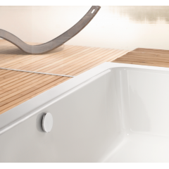 BETTE One Ванна с шумоизоляцией 200х90х45, цвет белый (для удлиненного слива-перелива)