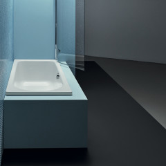 BETTE Ocean Ванна с шумоизоляцией 180х80х45, перелив сзади, BetteGlasur ® Plus , белая (для удлиненного слива-перелива)