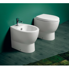 SIMAS Simas Lft Spazio Биде приставное 35х53 см, с 1 отв, цвет белый