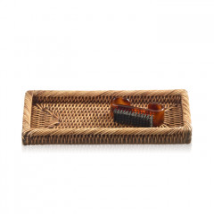 Decor Walther Basket KS Лоток универсальный 23.5x11.5см, цвет: ротанг темный